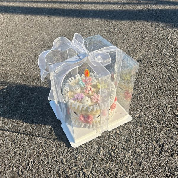 Set Quà Hoa Kèm Bánh Sinh Nhật Làm Từ Kẽm Nhung - Hình ảnh 4