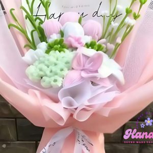 Bó hoa kẽm nhung quà tặng tốt nghiệp, sinh nhật