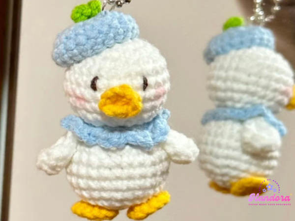 Móc treo chìa con vật dễ thương đồ handmade - Hình ảnh 2