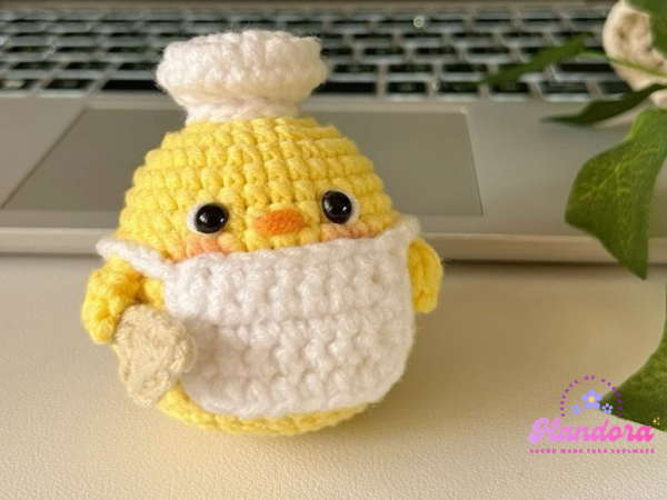 Móc treo chìa con vật dễ thương đồ handmade - Hình ảnh 4