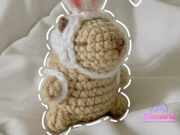Móc treo chìa con vật dễ thương đồ handmade - Hình ảnh 5