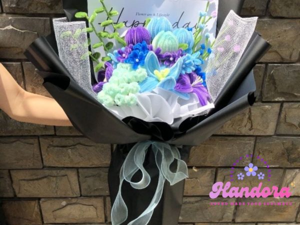 Bó hoa kẽm nhung quà tặng tốt nghiệp, sinh nhật - Hình ảnh 5
