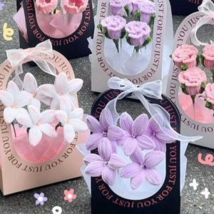 Set Giỏ Quà Hoa Kẽm Nhung